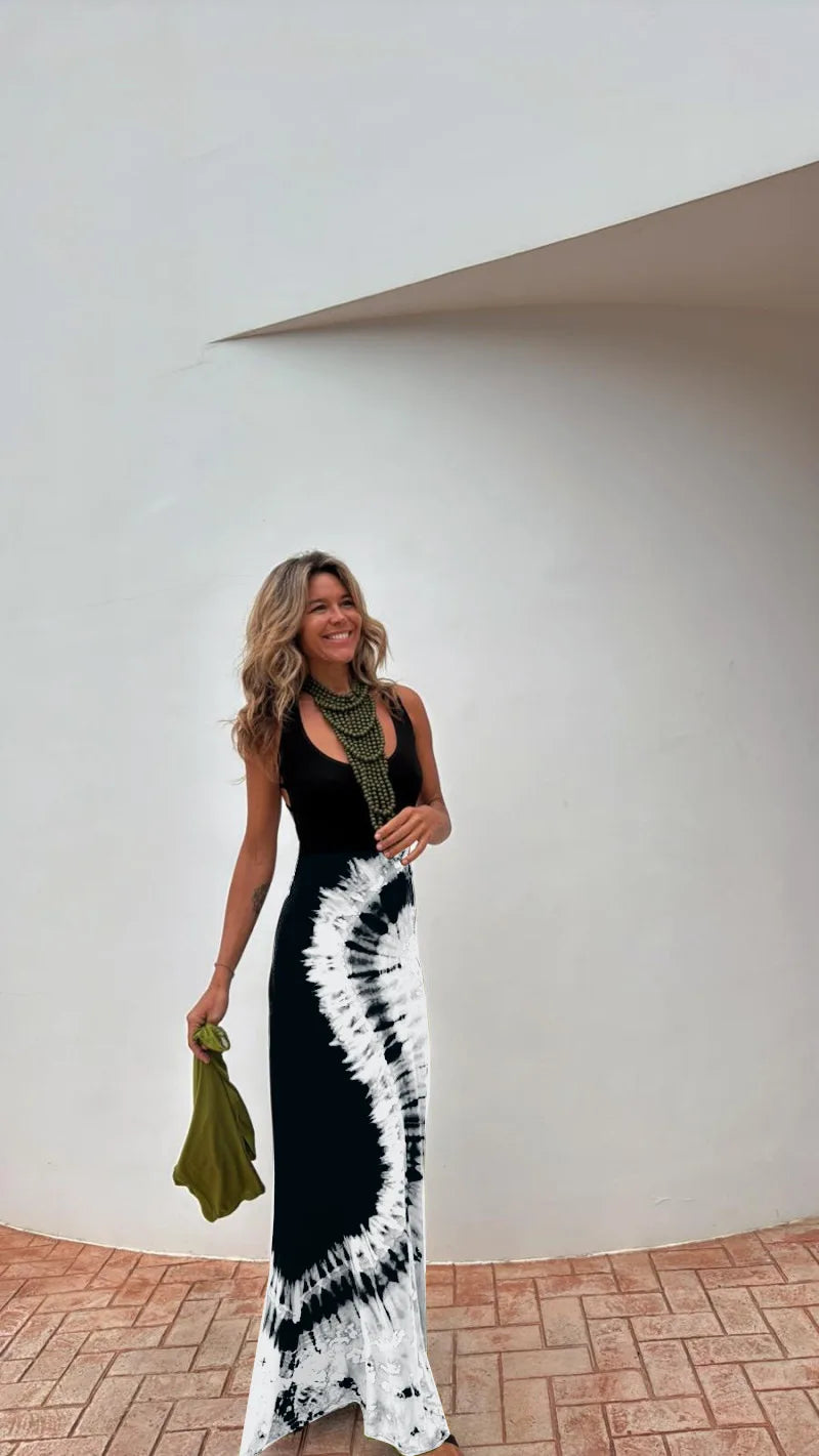 Lace Whisper Printed Spring Dress