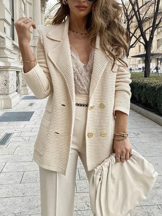 Double Breasted Blazer Coat