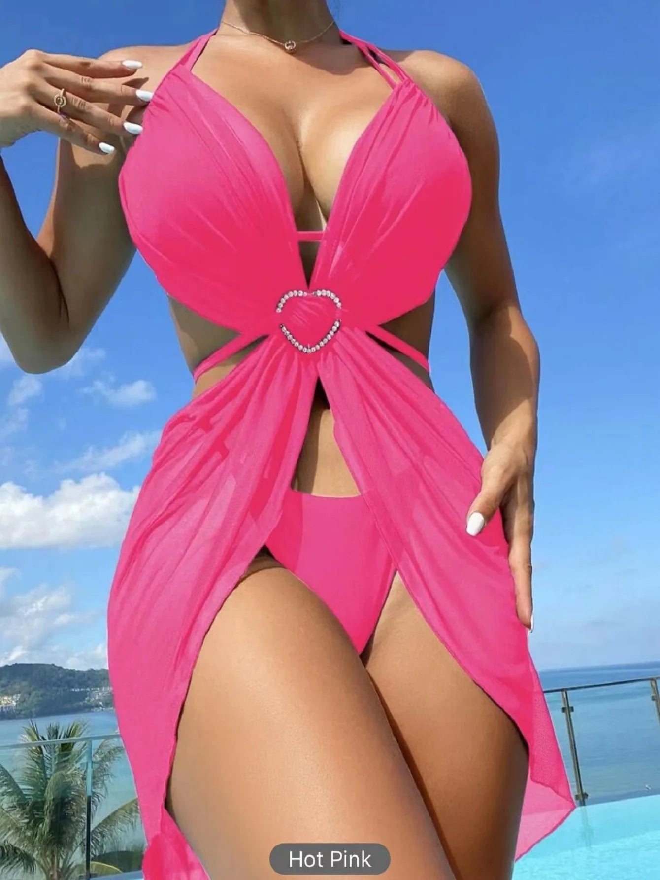 Shoreline Siren 3-Piece Bikini Set Rich Allure