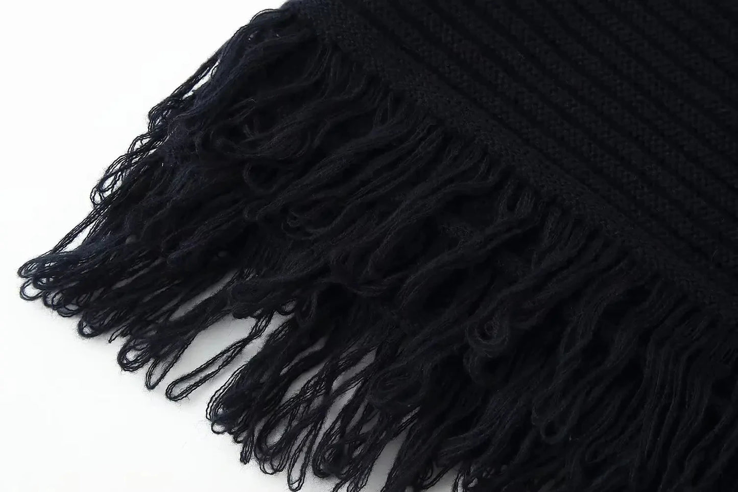 Tassel Knit Skirt Set