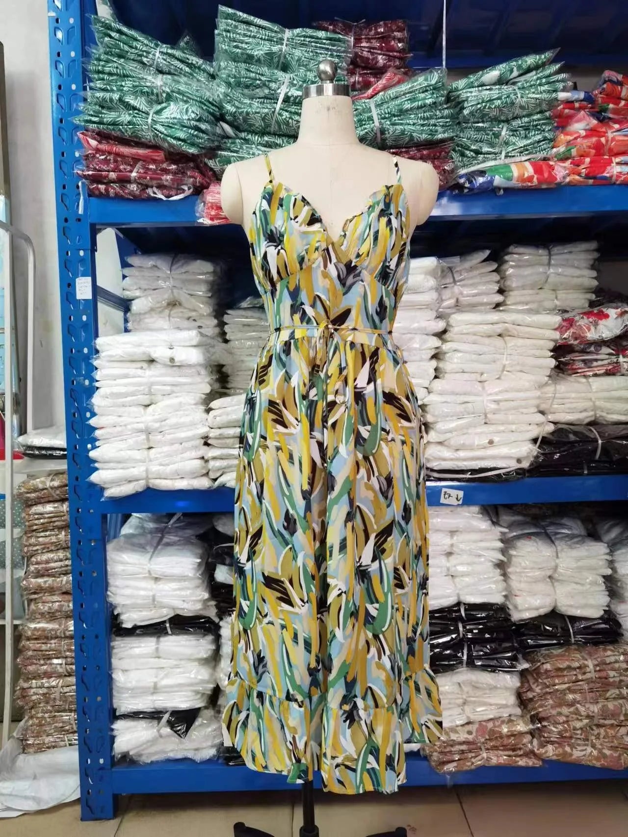Fungus Edge Elegance Maxi Dress