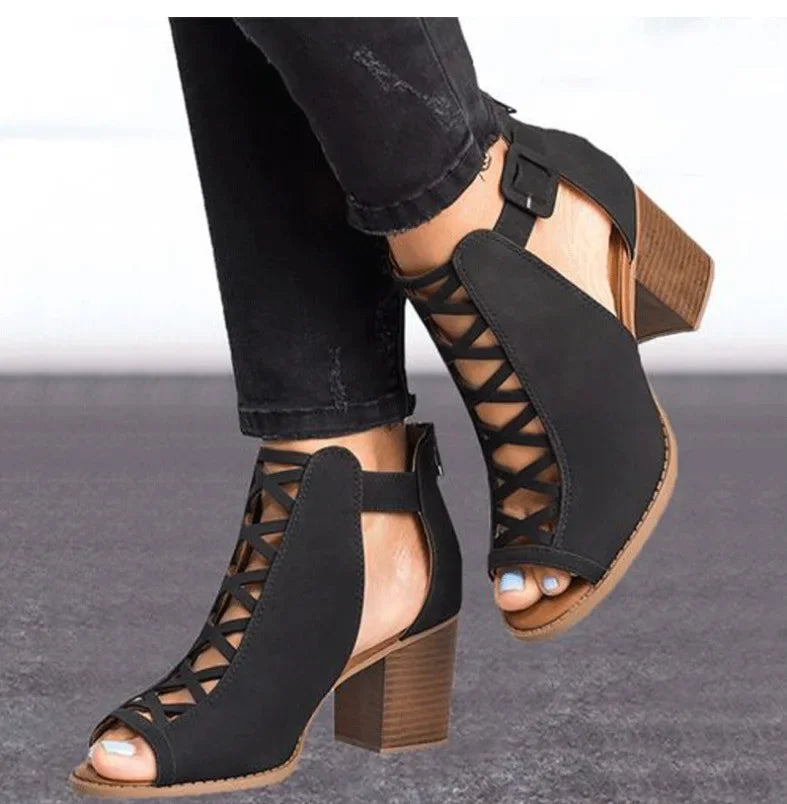 Roman Buckle Sandals