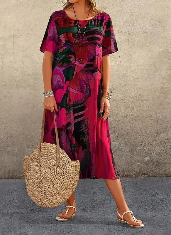 Meadow Dream Vintage Holiday Dress Rich Allure