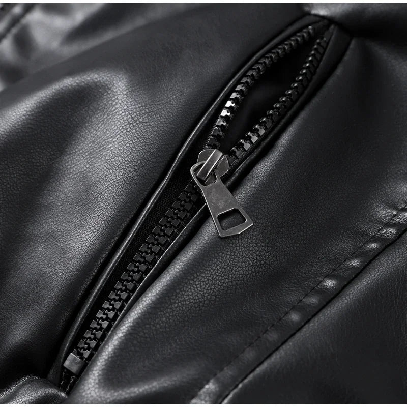 Moto Muse Vintage PU Crop Jacket