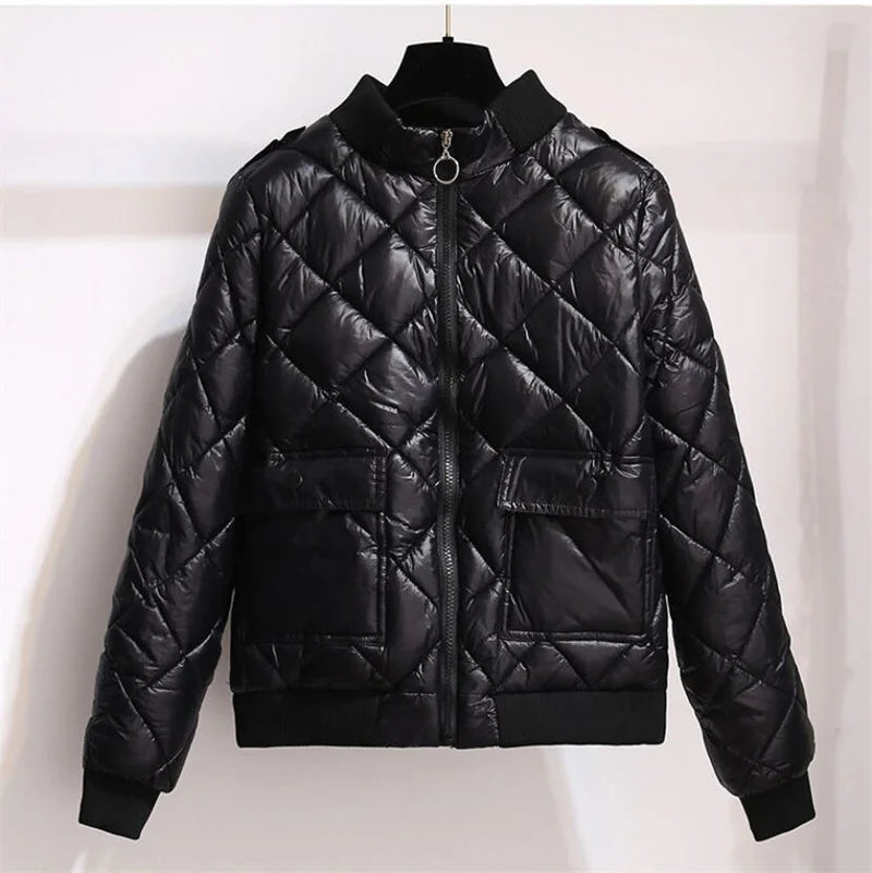 Chic Puff Short Cotton Parka Jacket