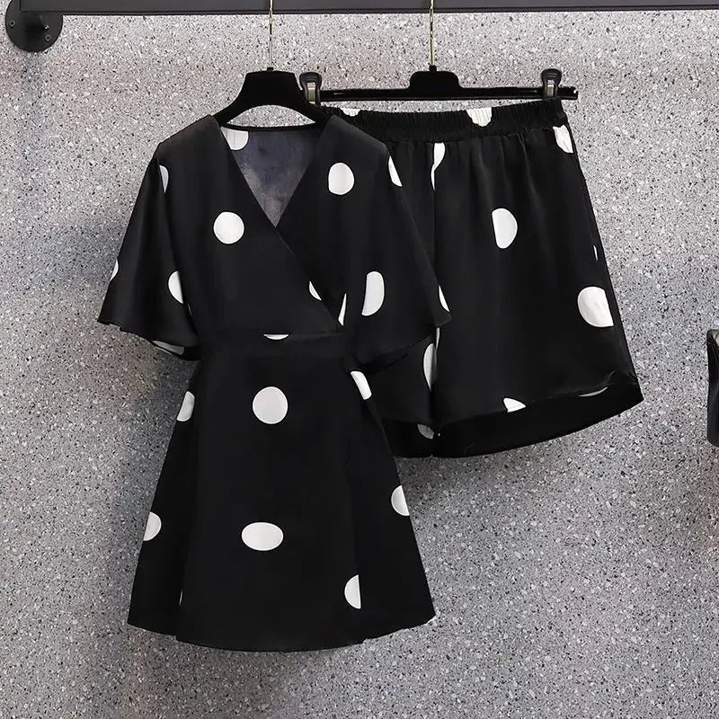 Bloom Essence Chiffon Suit Set