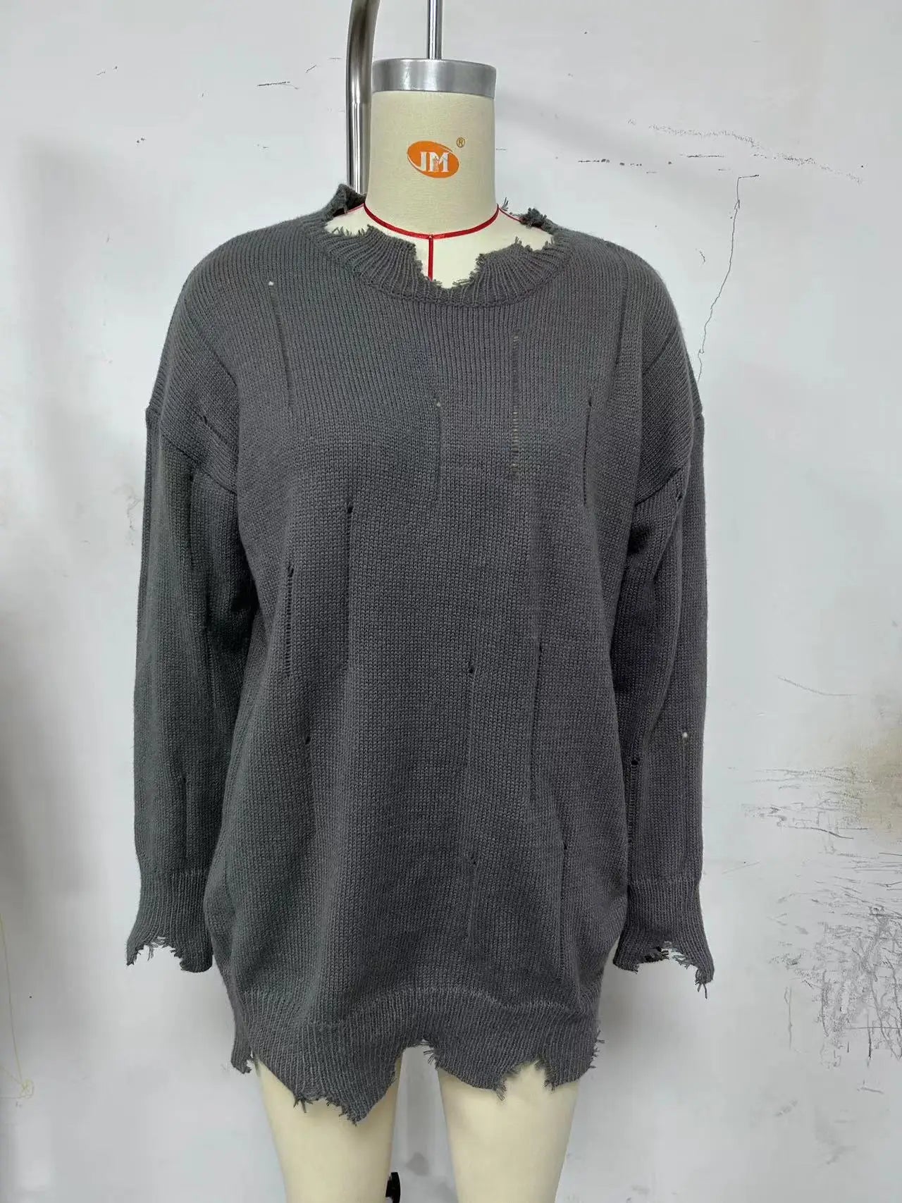 Urban Chic Black Hole Knit Sweater