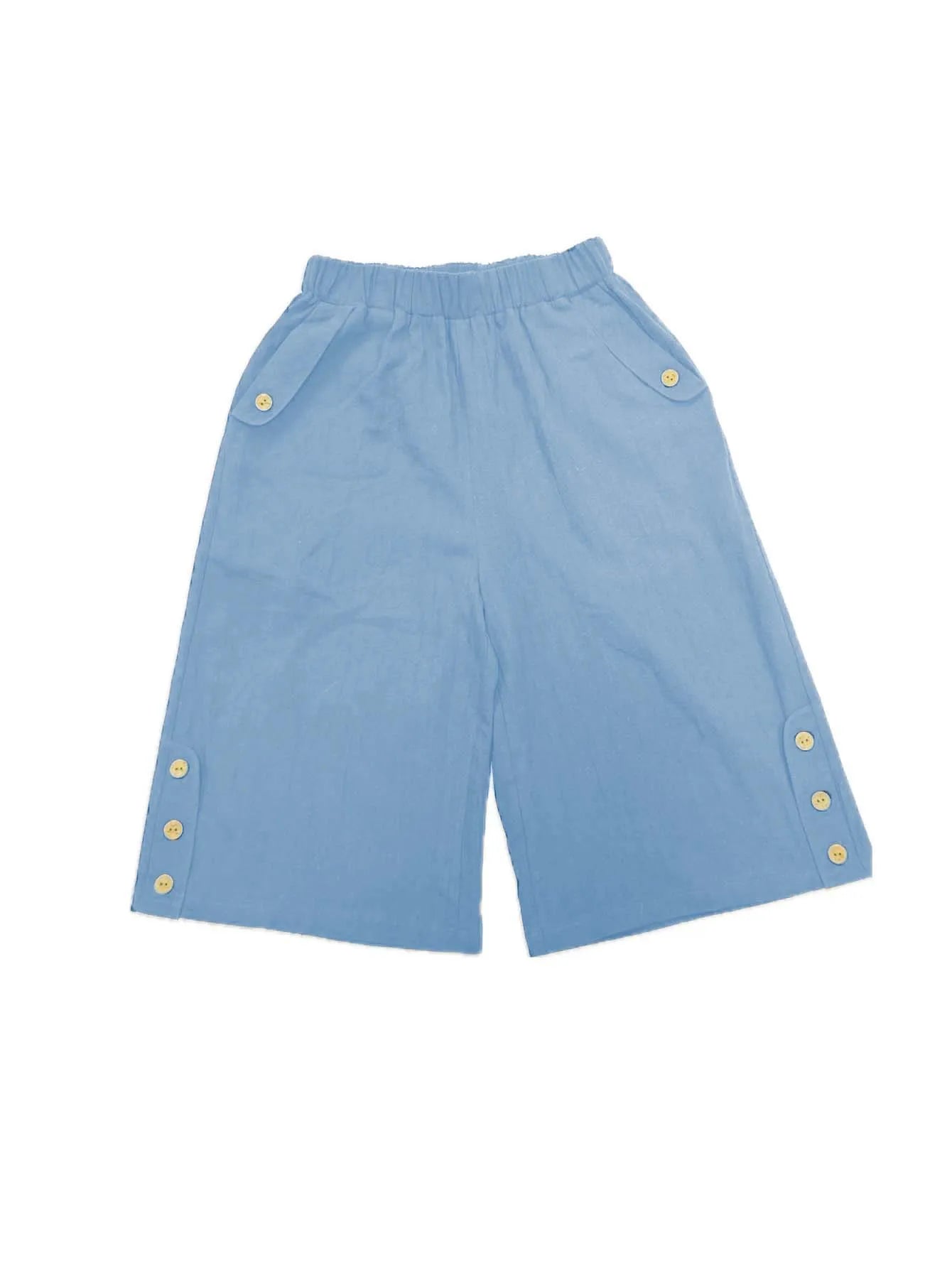 Solid Color Straight Leg Shorts
