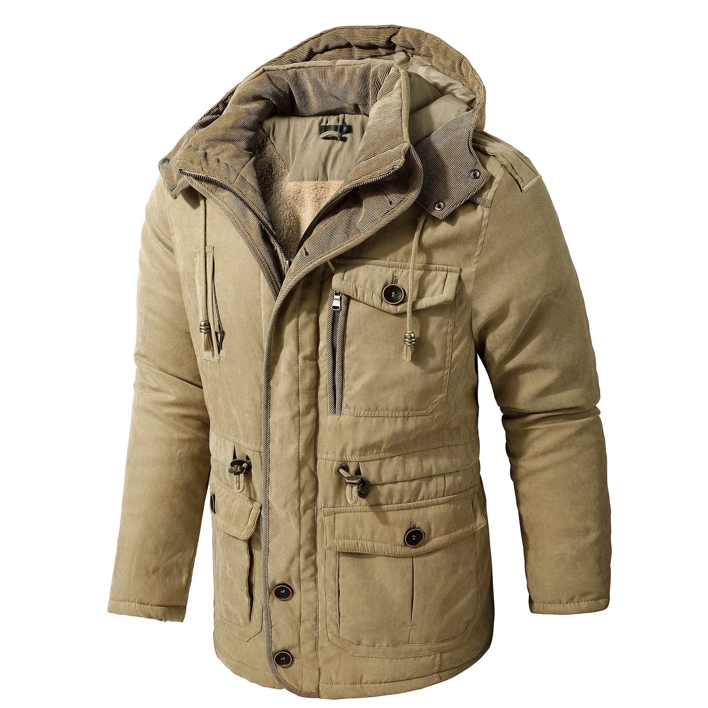 Mountain Trail Hooded Fleece Parka