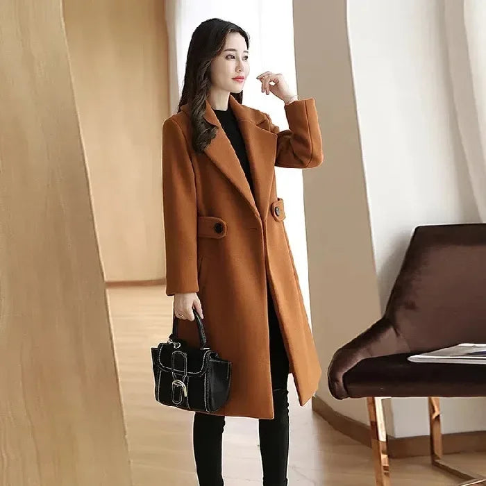 Korea Luxe Plus Woolen Overcoat