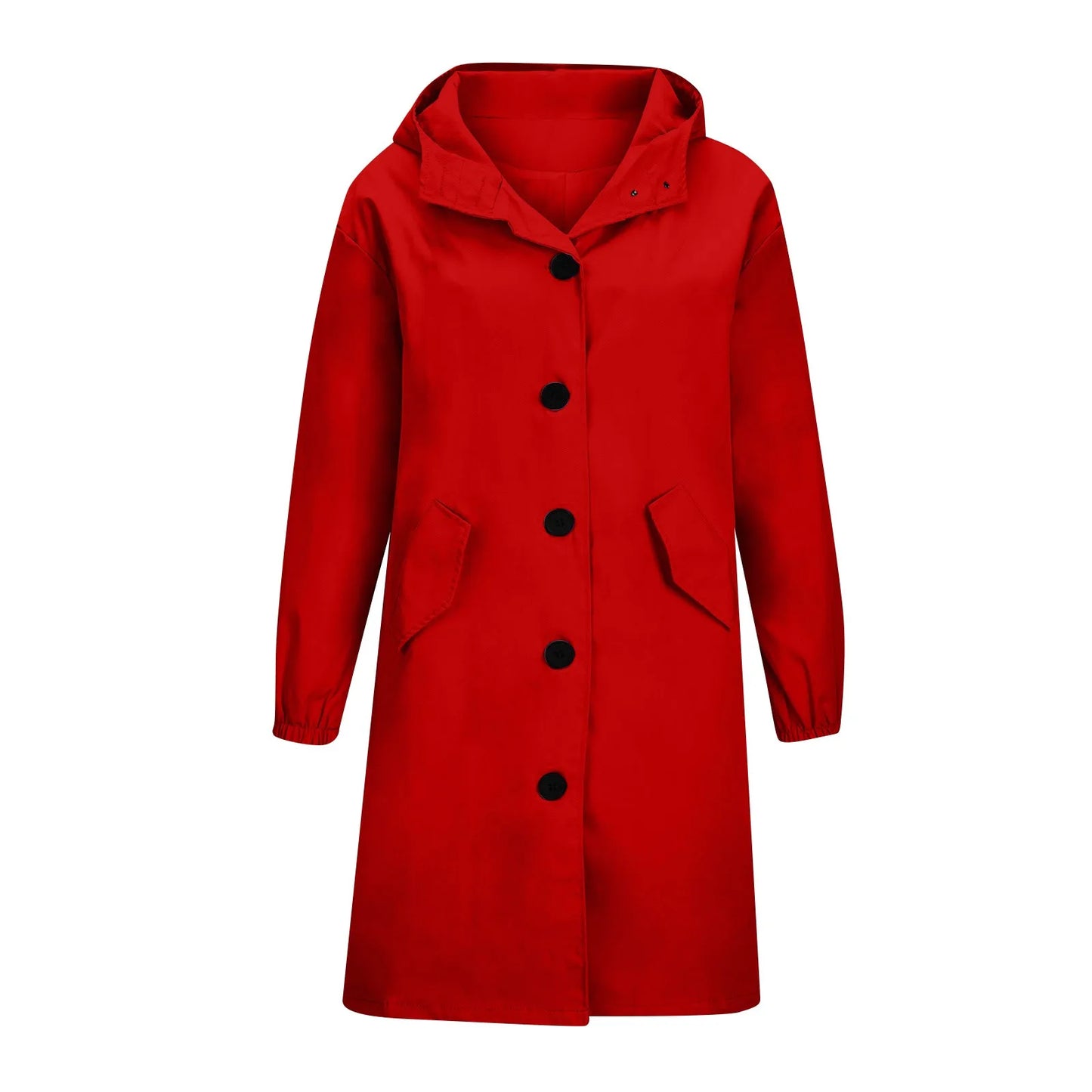 Women’s Long Hooded Trench Coat