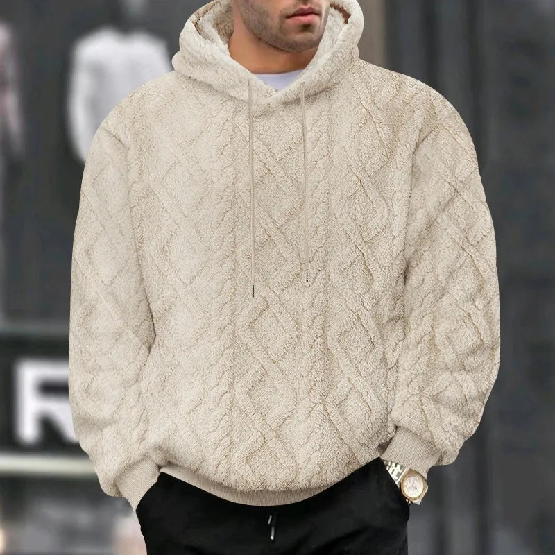 Shadow Weave Luxe Dual Velvet Hoodie