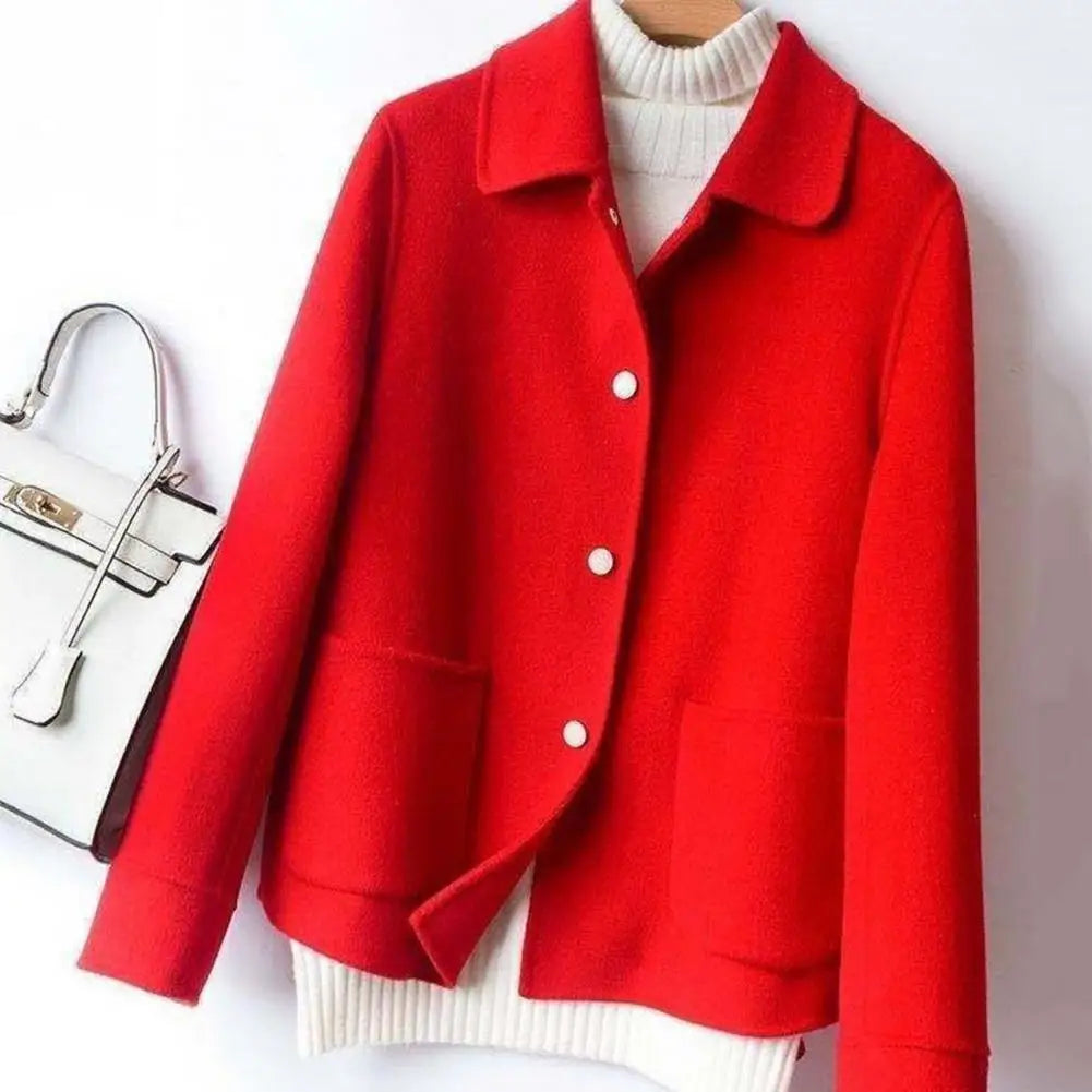 Double-Sided Lapel Winter Coat