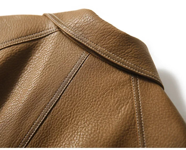 Rebel Gleam Slim Moto Leather Jacket