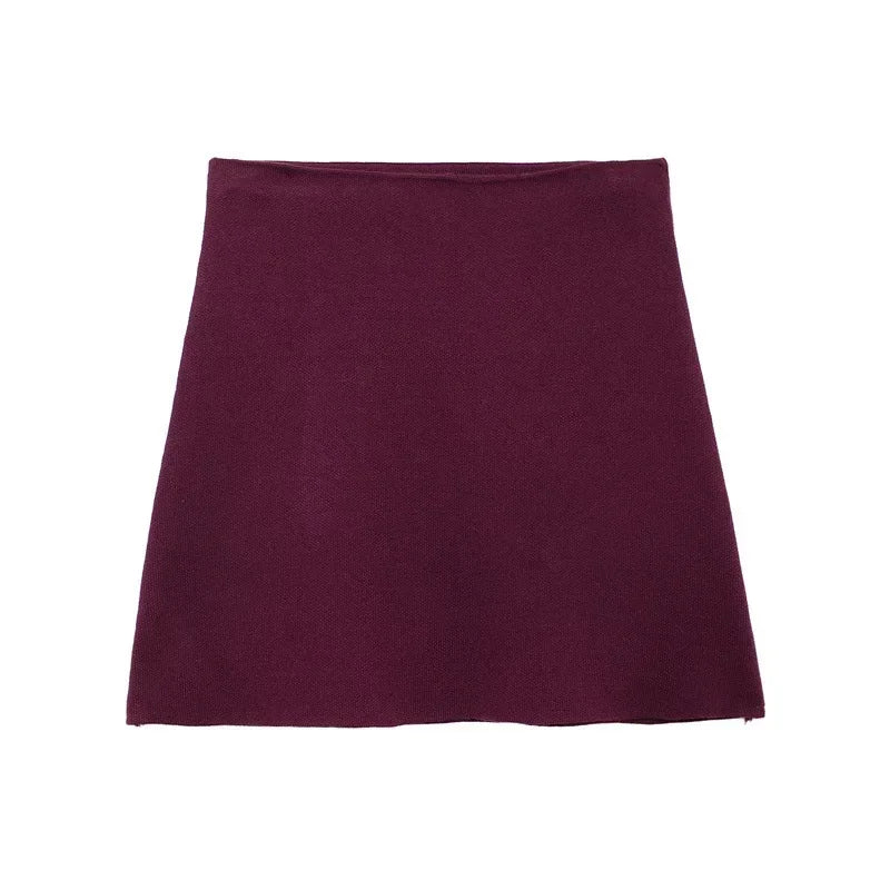 Knit Sweater Skirt Set