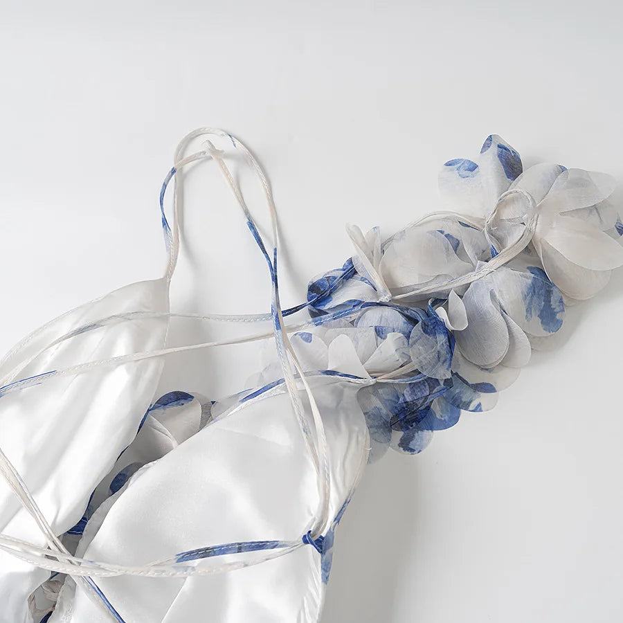 Blossom Dream Puff Sleeve Mini Dress