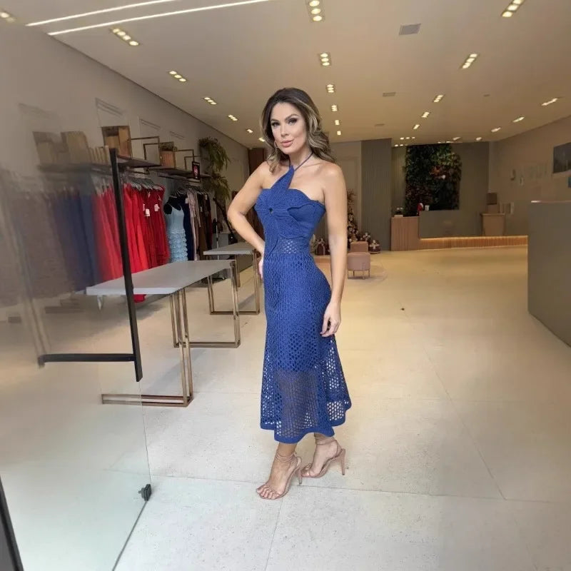 Sunlace Dreams Crochet Maxi Dress Rich Allure
