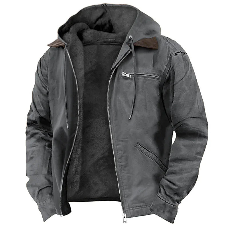 Frost Core Cotton Hooded Zip Jacket