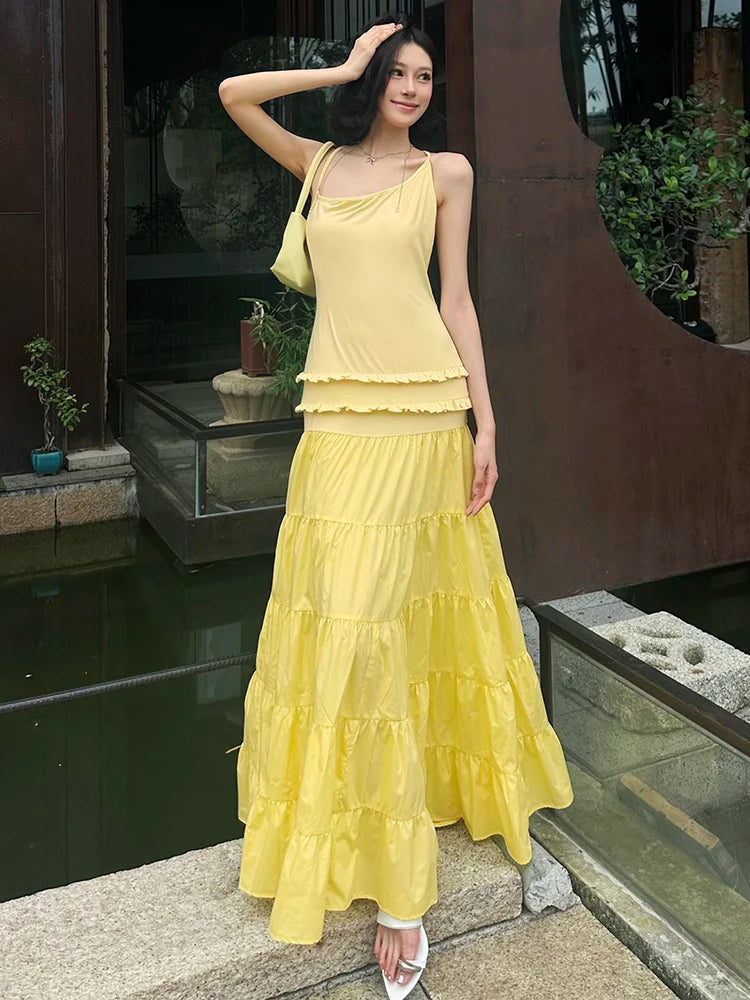 Enchanted Grace One-Shoulder Maxi Dress