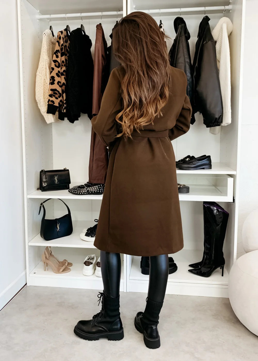 Vintage Elegance Double Breasted Coat