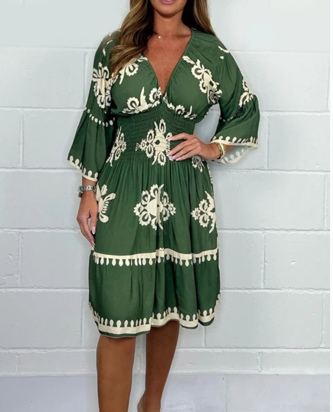 Floral Flare Boho Tunic