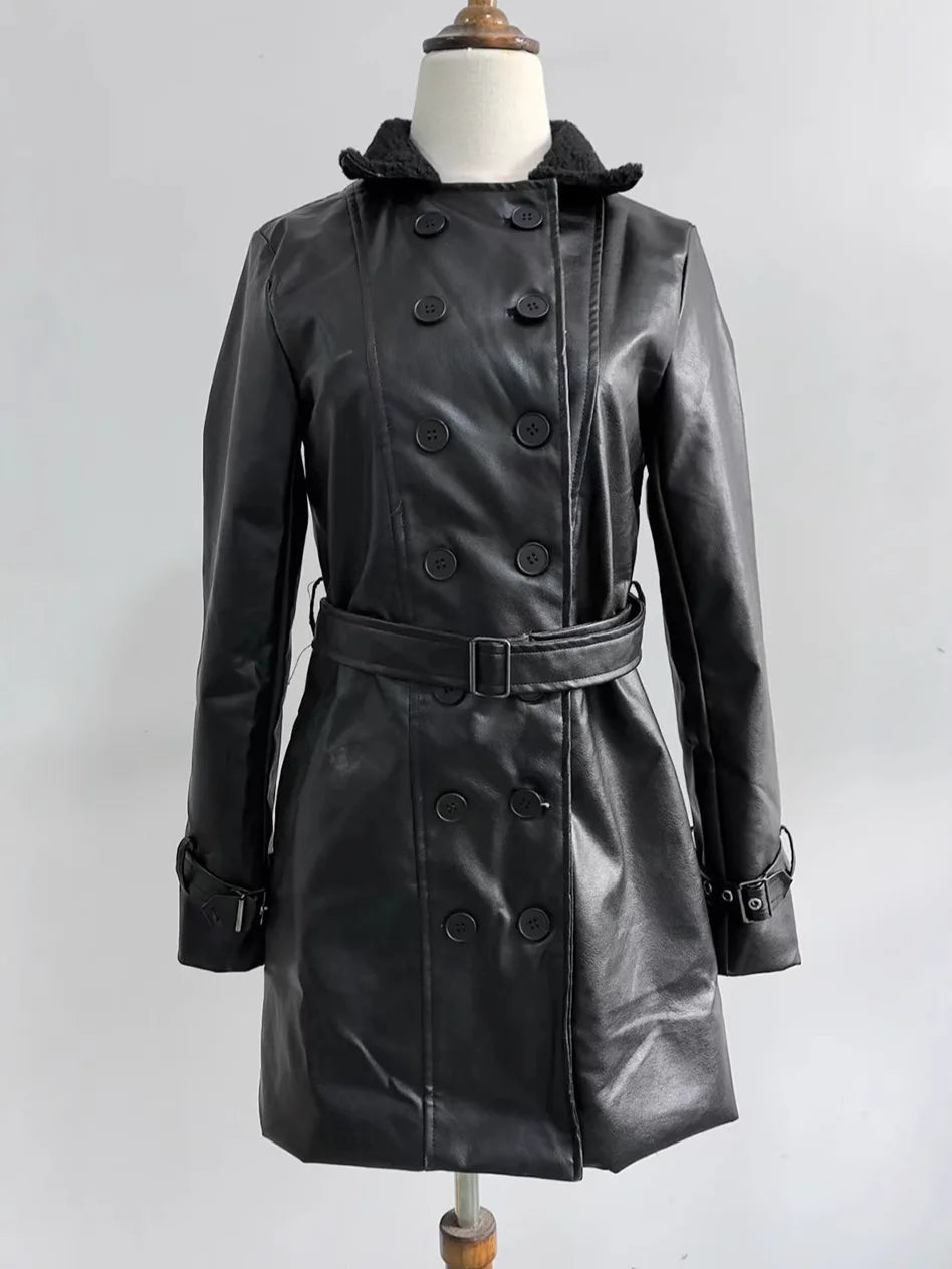 Tailored Trench Style Suit Jacket