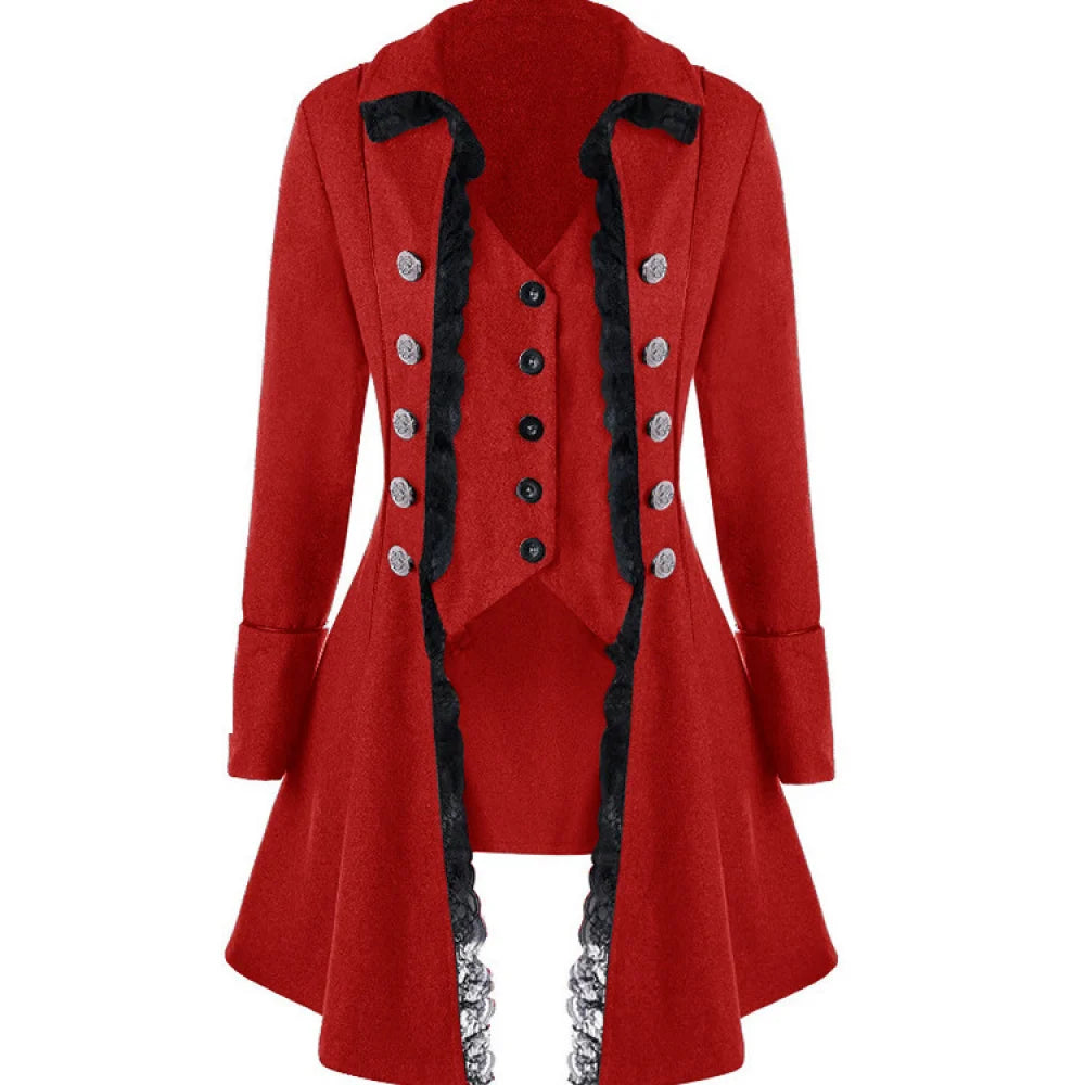 Regal Dusk Gothic Tailcoat Rich Allure