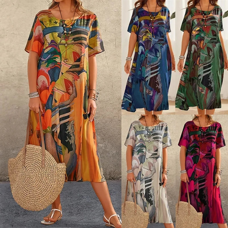 Meadow Dream Vintage Holiday Dress