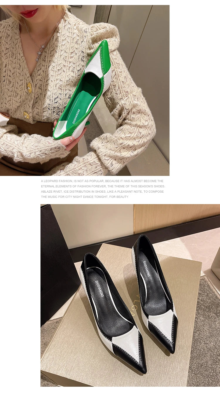 Pointed Toe Stiletto Party Heels
