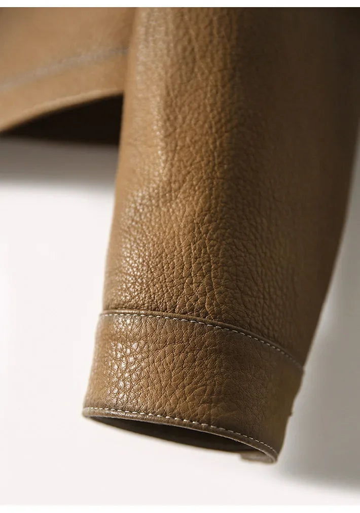 Rebel Gleam Slim Moto Leather Jacket