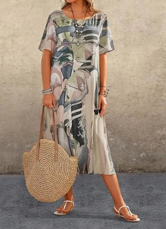Meadow Dream Vintage Holiday Dress