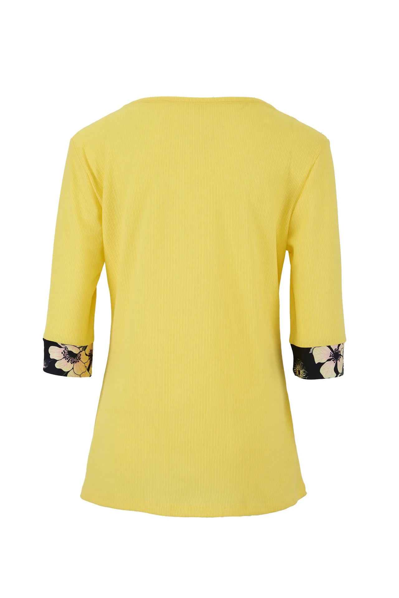 Layered Bloom Splice Casual Top
