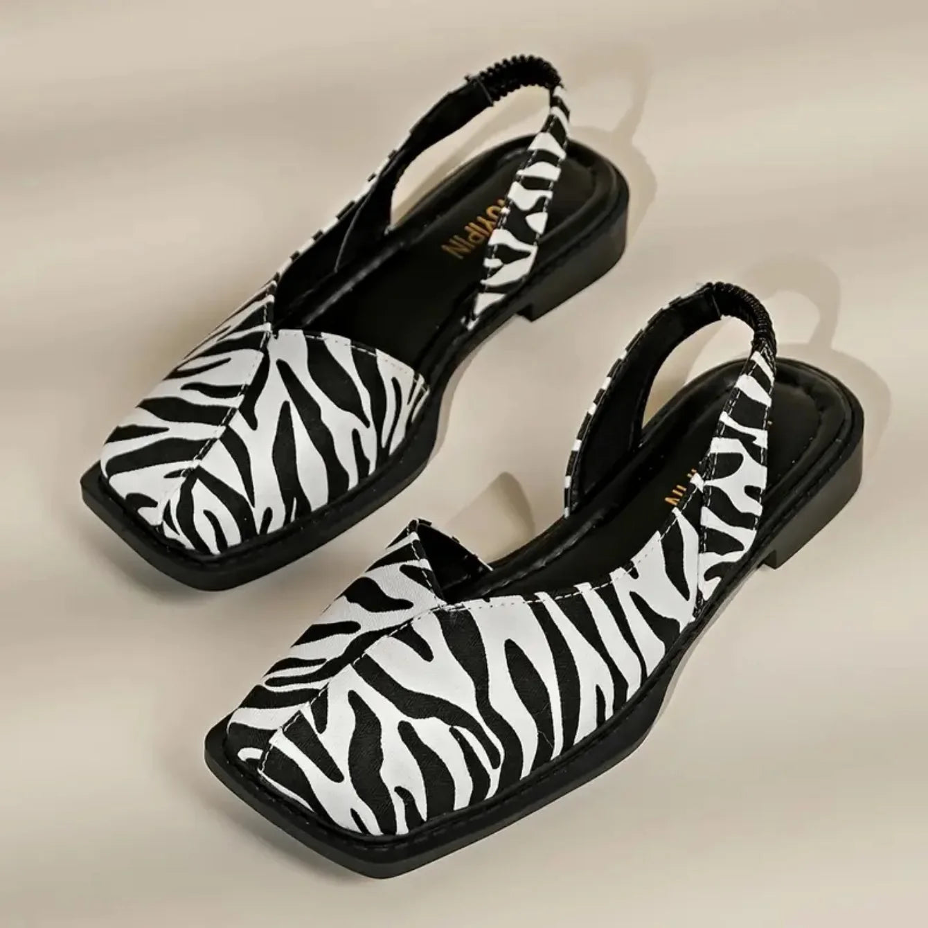 Elegance Ease Square Toe Sandals