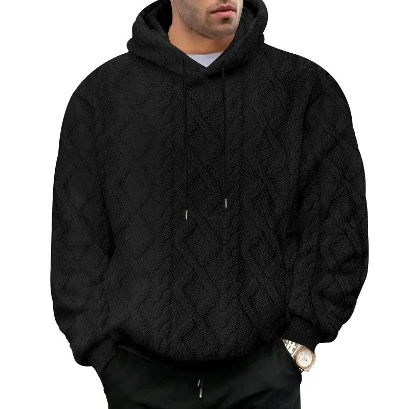 Shadow Weave Luxe Dual Velvet Hoodie