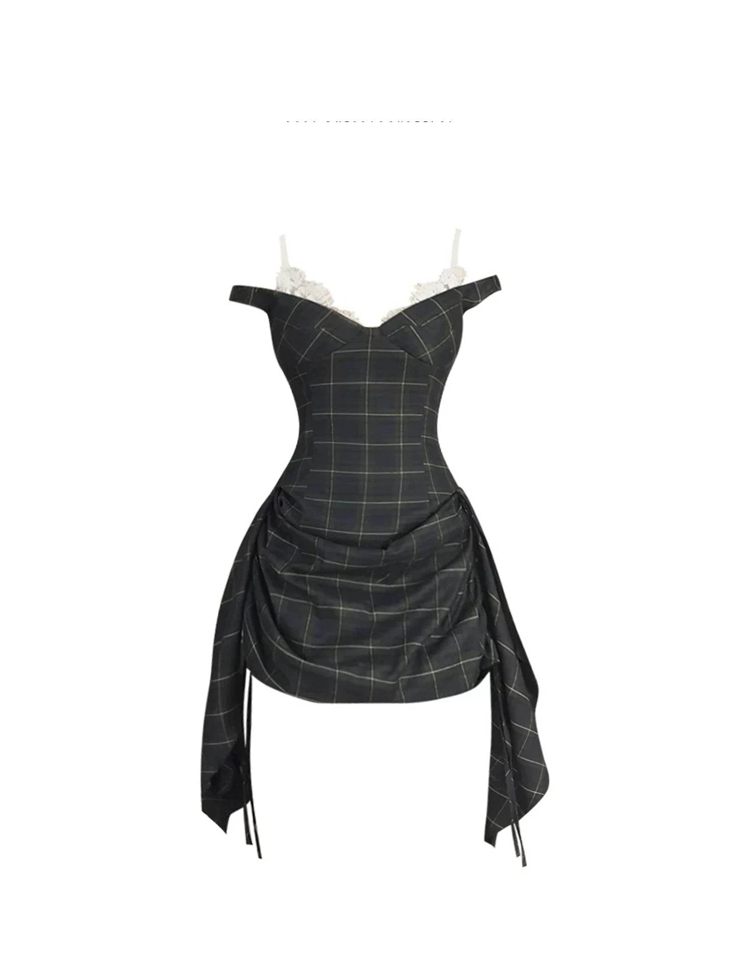 Retro Charm Plaid A-Line Dress