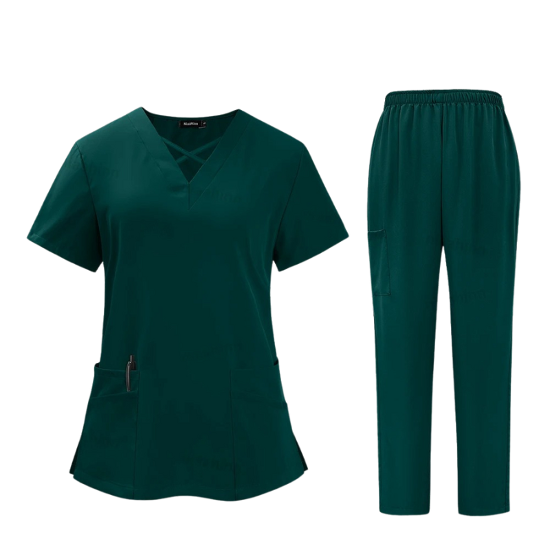 Medical Scrub Uniform Set for Women