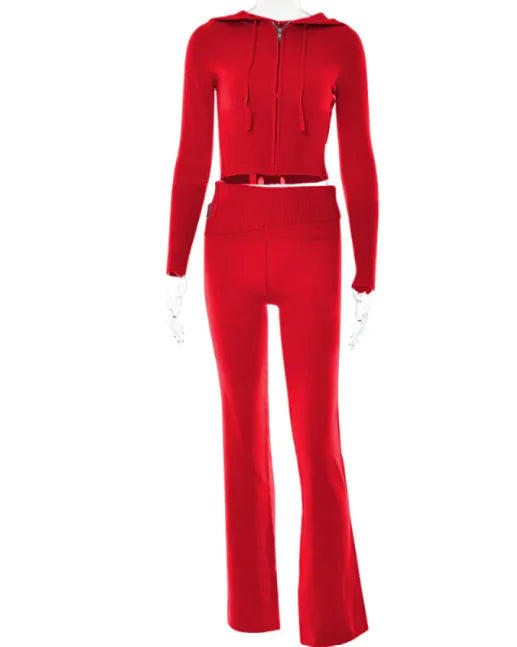 Zara Zip-Up Hoodie & Pants Set