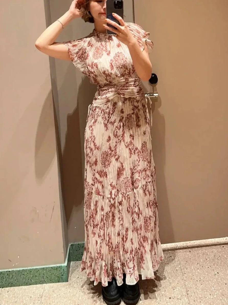 Kuzuwata Pleated Elegance Dress