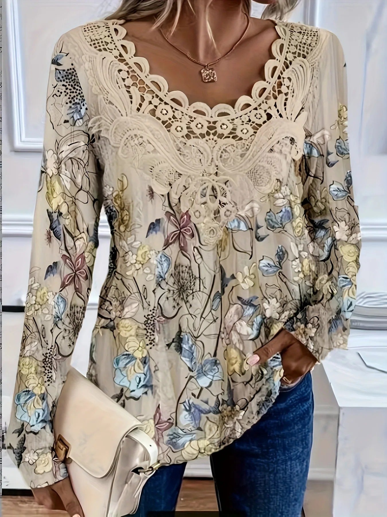 Boho Lace T-Shirt