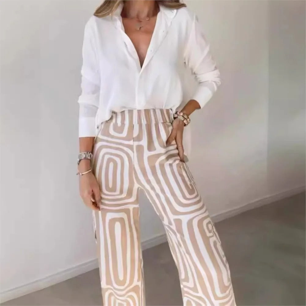 Starlight Bloom Printed Suit Set