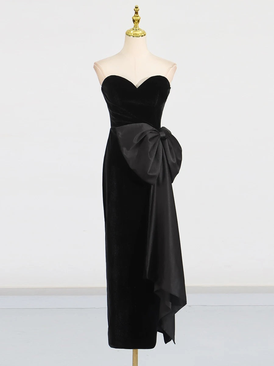 Elegant Spliced Evening Dress