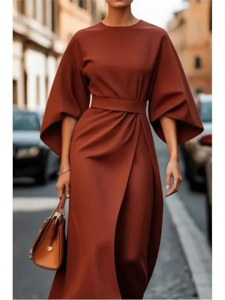 Spring Grace Batwing Maxi Dress