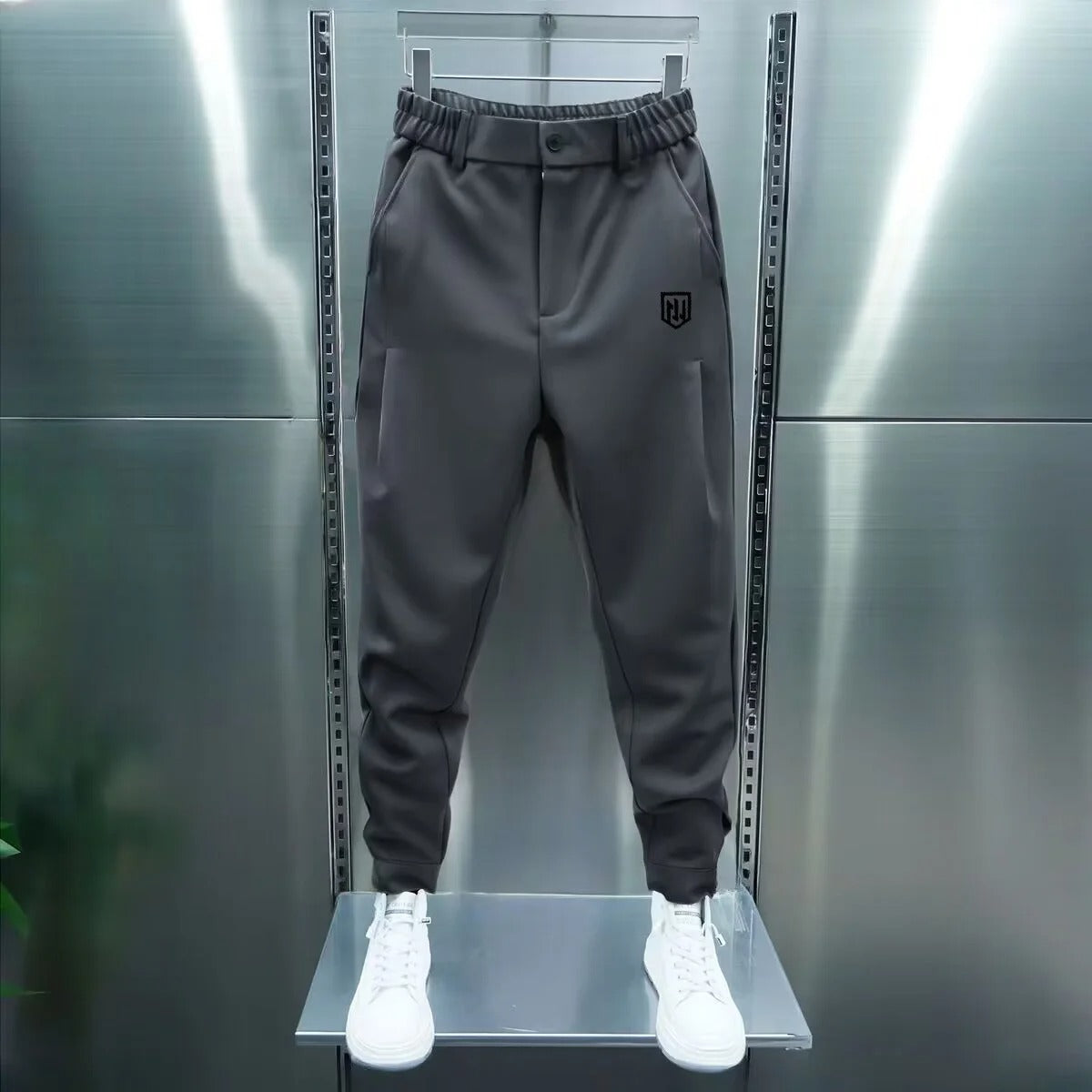 Ice Silk Relaxed Fit Pants
