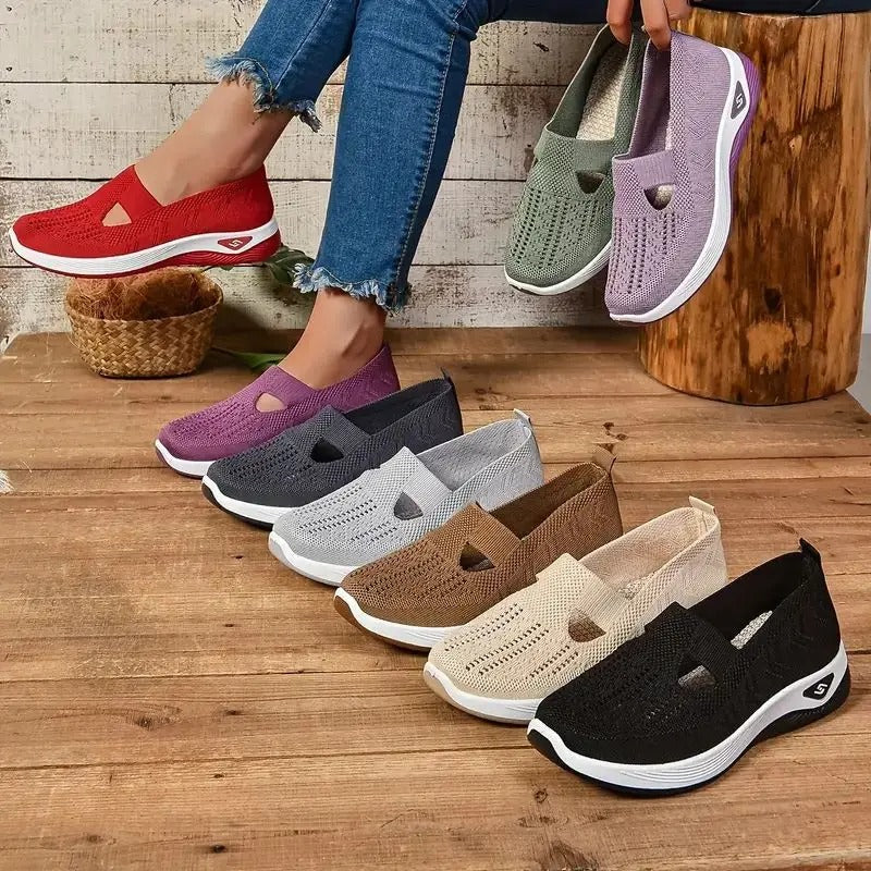 BreezeWalk Knit Mesh Sneakers