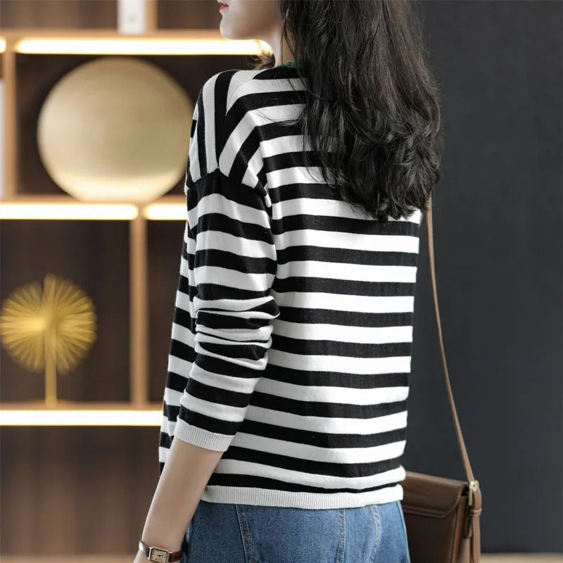 Classic Striped Cotton Tee