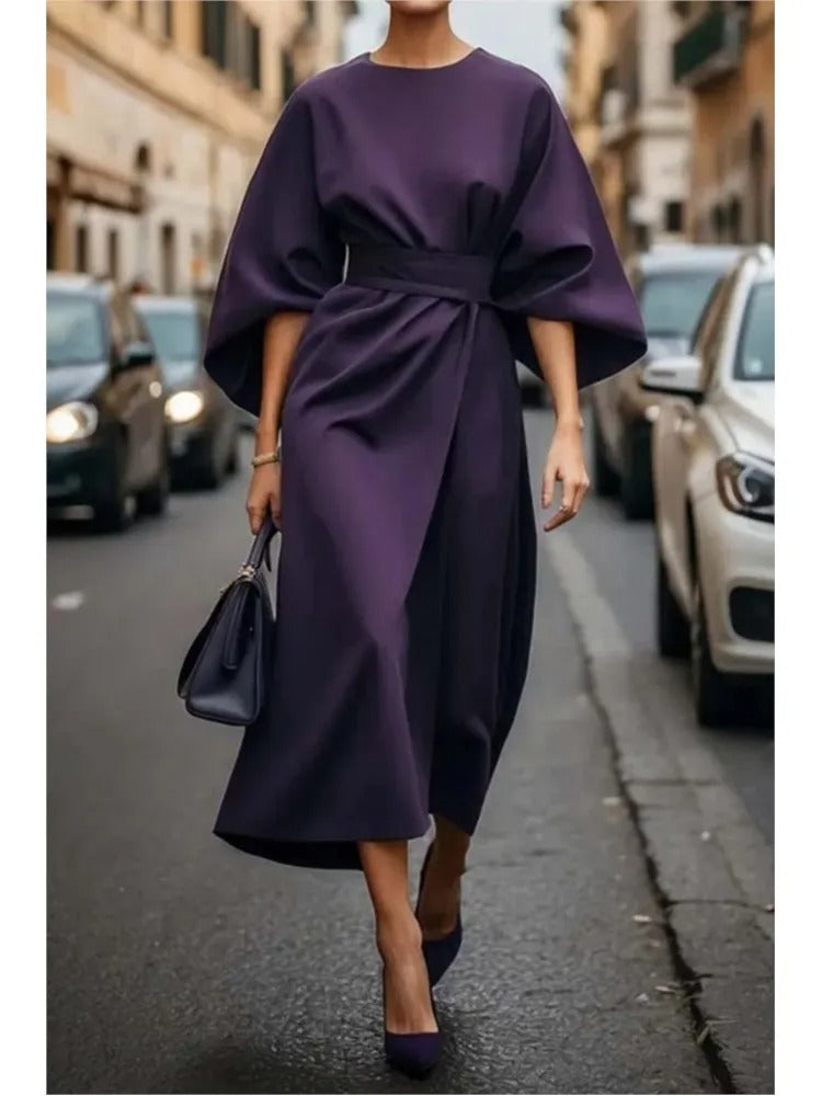 Spring Grace Batwing Maxi Dress