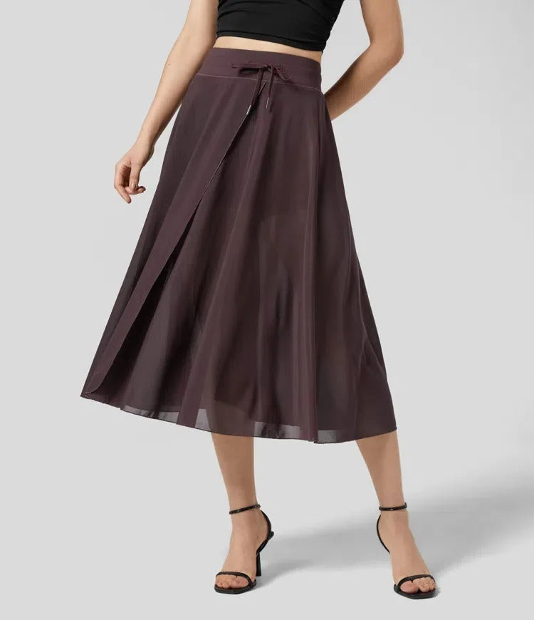 Goddess Glow Sheer Skirt Jumpsuit