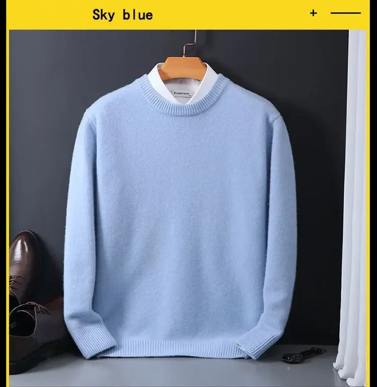 Men's Warm Cashmere Knit Sweater