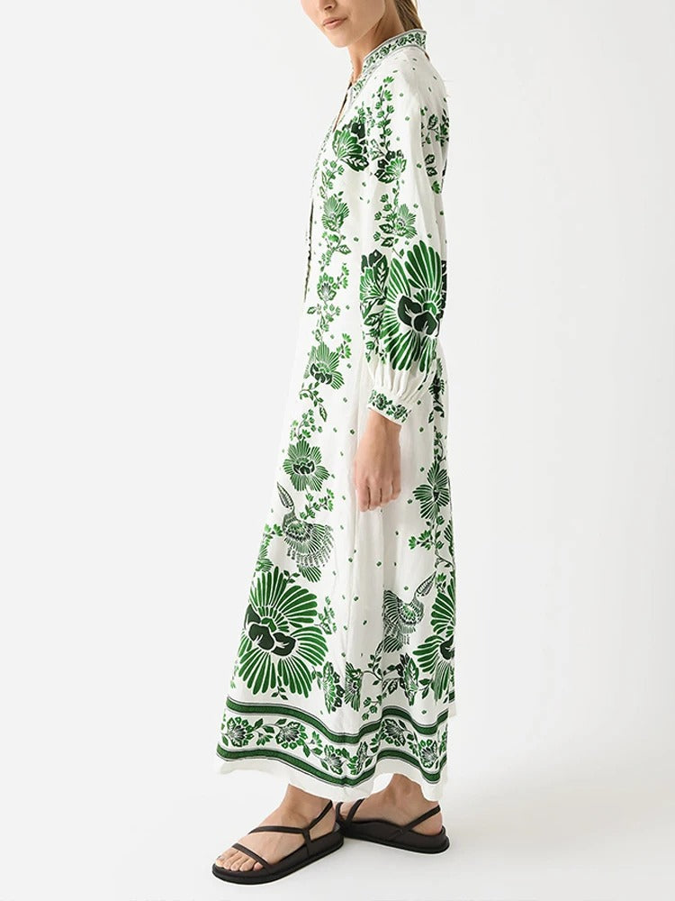 Nature Muse Maxi Dress