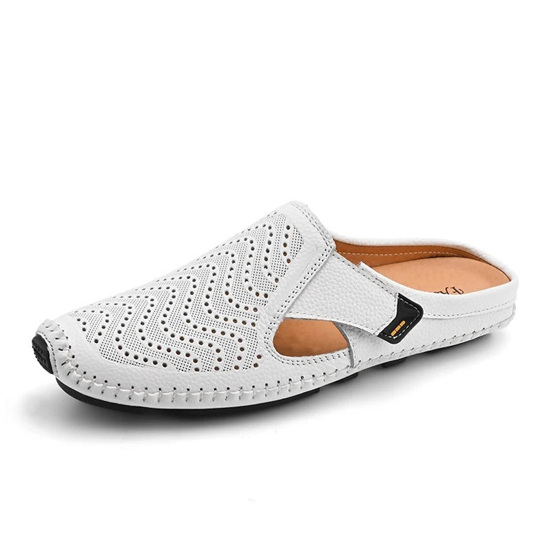 UrbanDrive Leather Mules